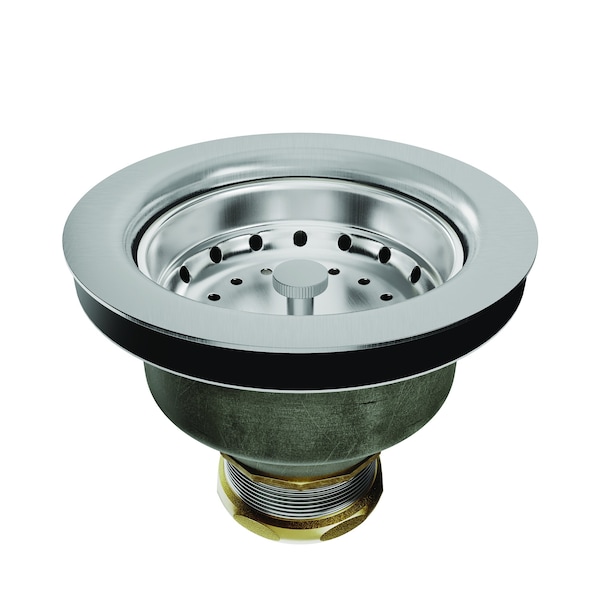 Jones Stephens Stainless Steel Basket Strainer with Snap and Lock Basket S14010 - main